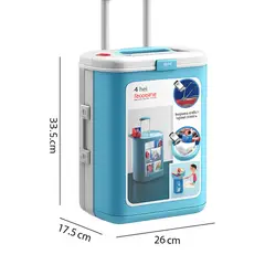 GENERICO - Maleta de Viaje Rígida de ABS Grande con Ruedas 360