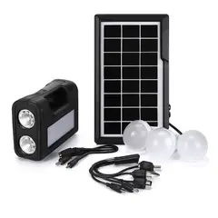 GENERICO - Linterna Reflector LED Portátil de Camping con Carga Solar