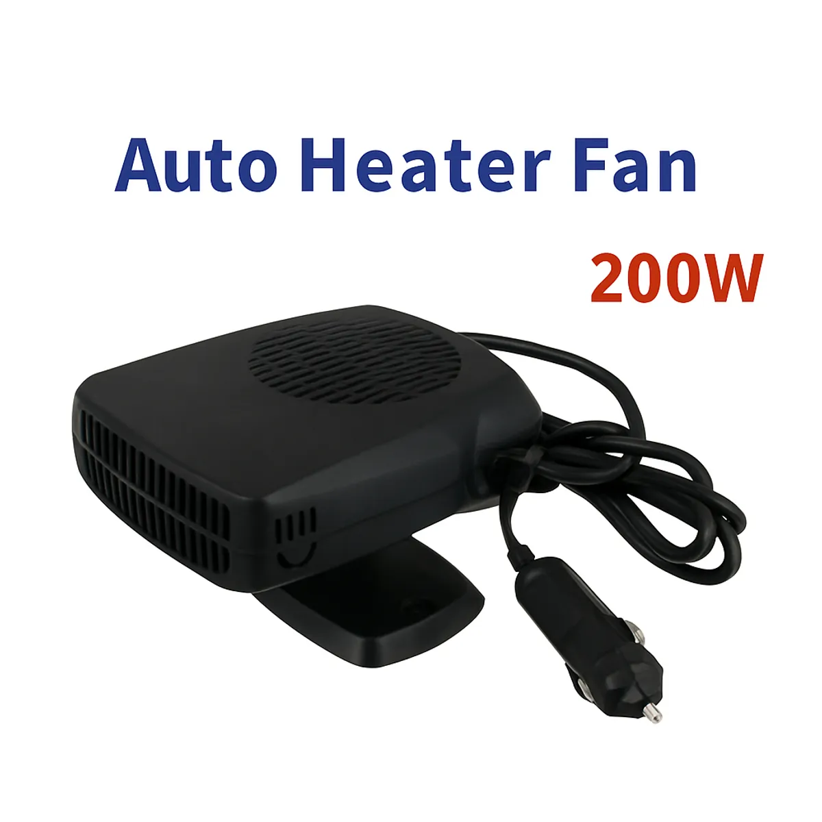 GENERICO - Calentador Ventilador Eléctrico Portátil para Auto 12V
