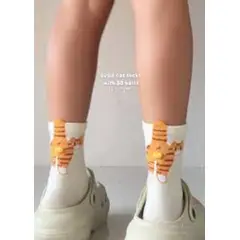 EVERSO - Calcetines De Gato Bolas 3d Diseños Divertidos Tall 36-43