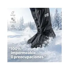 MOVI - Cubre Zapatos Impermeable Para Lluvia Antideslizante Reutilizable Talla L..