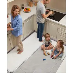 GENERICO - Set de Alfombras de Cocina Peluda Antideslizante
