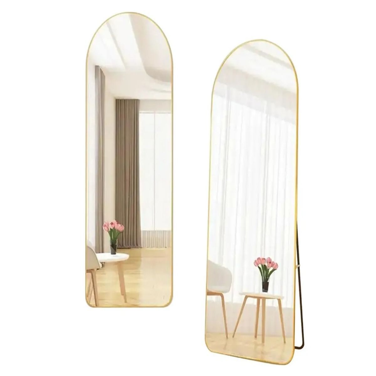 GENERICO - Espejo Pedestal & Muro 148cm Gold Taller Sin Fronteras