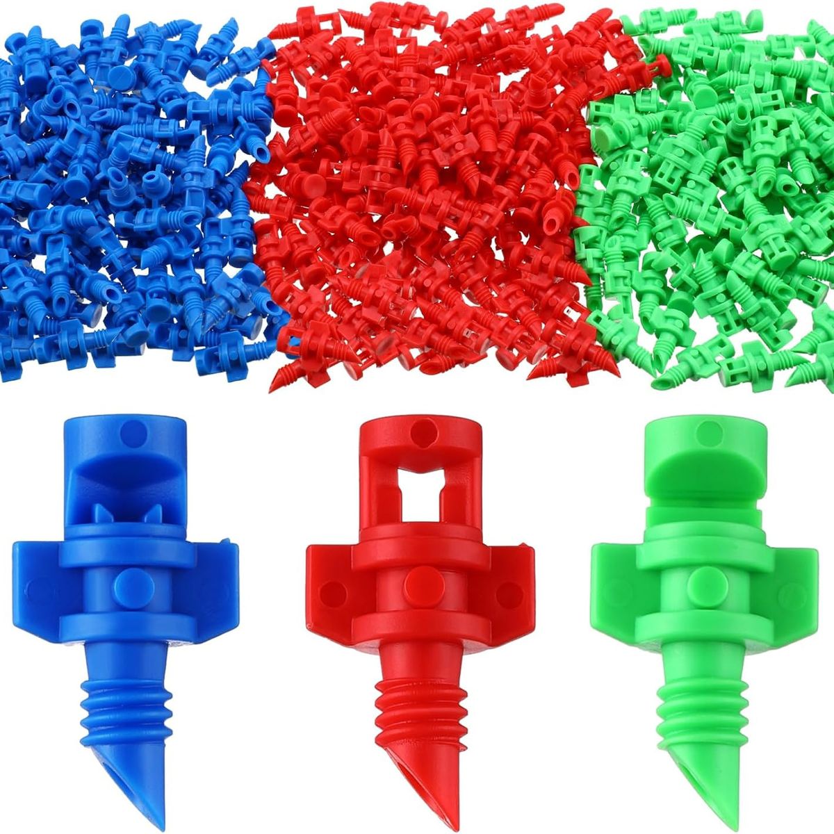 KUANGYE - 120 Pcs Aspersor 90° 180° 360° Micro Jet Rociador Jardín