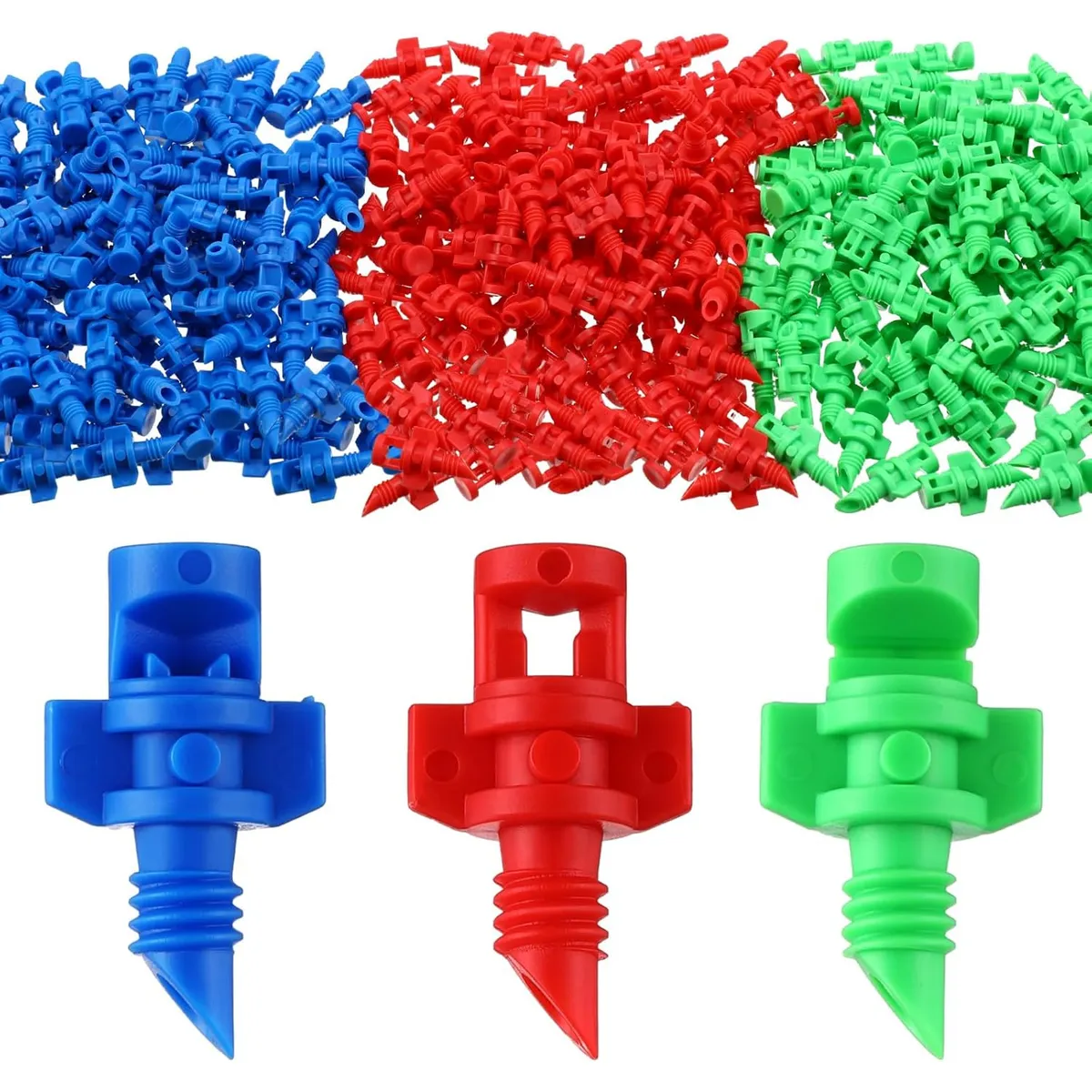 KUANGYE - 120 Pcs Aspersor 90° 180° 360° Micro Jet Rociador Jardín