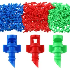 KUANGYE - 120 Pcs Aspersor 90° 180° 360° Micro Jet Rociador Jardín