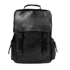 GENERICO - Mochila Urbana De Cuero PU Con Múltiples Bolsillos