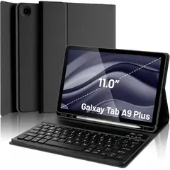 KUANGYE - Funda Con Ñ Teclado Para Samsung Galaxy Tab A9 Plus
