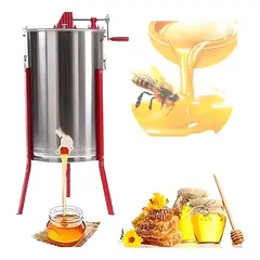 GENERICO - Extractor Miel 4 Marcos Centrifugas Miel Manual Apicultura