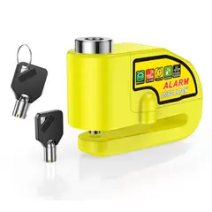 KUANGYE - Alarma Motocicle Bloqueo Impermeable Freno Disco Candado