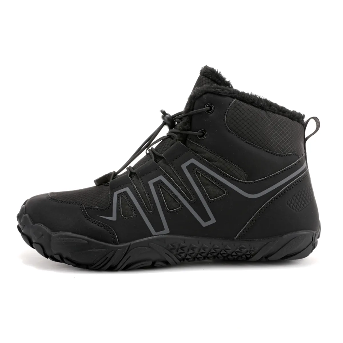 SHANDIAN - botas Outdoor Forrados Mujer Negro