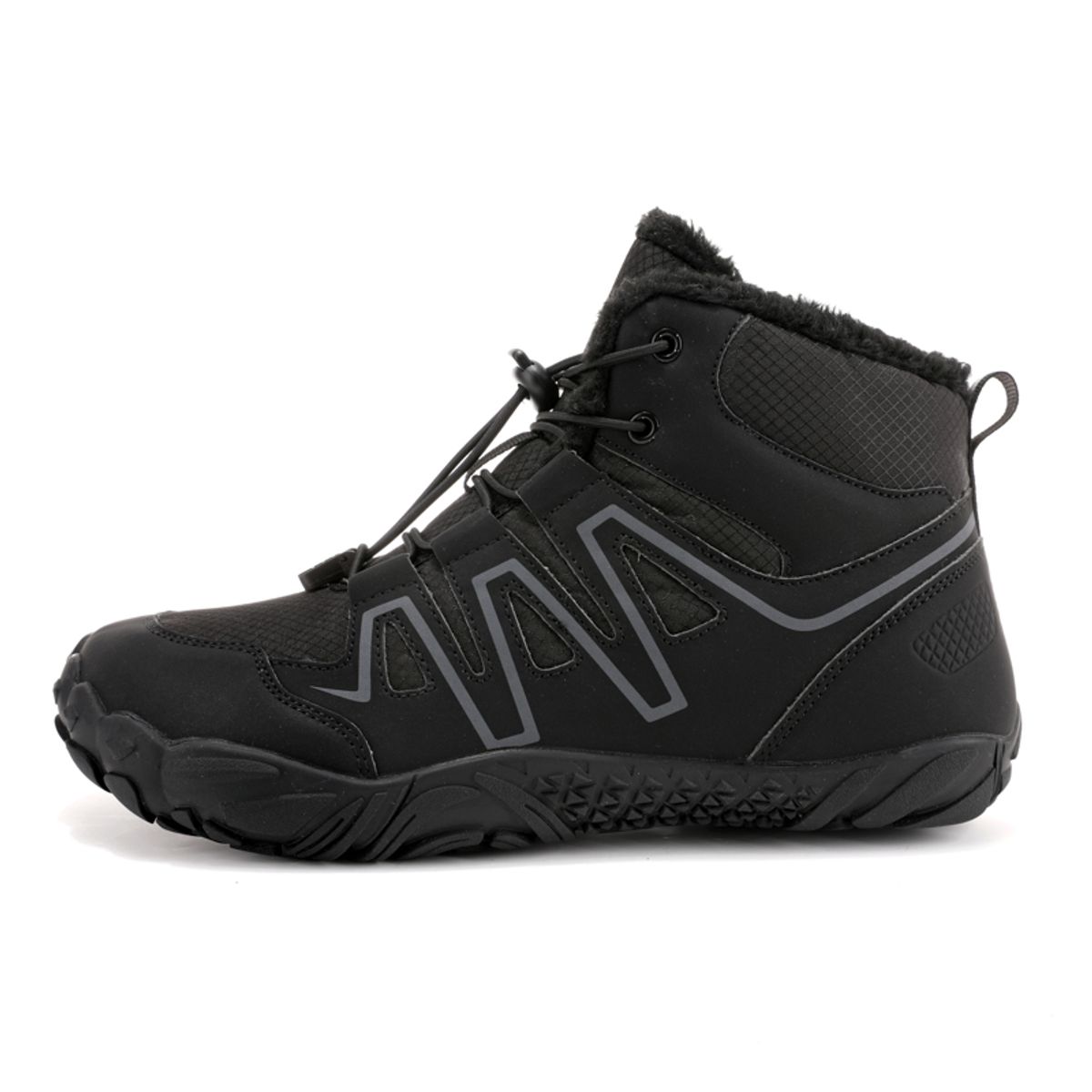 SHANDIAN - botas Outdoor Forrados Mujer Negro