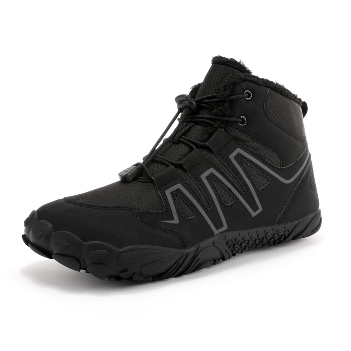 SHANDIAN - botas Outdoor Forrados Mujer Negro
