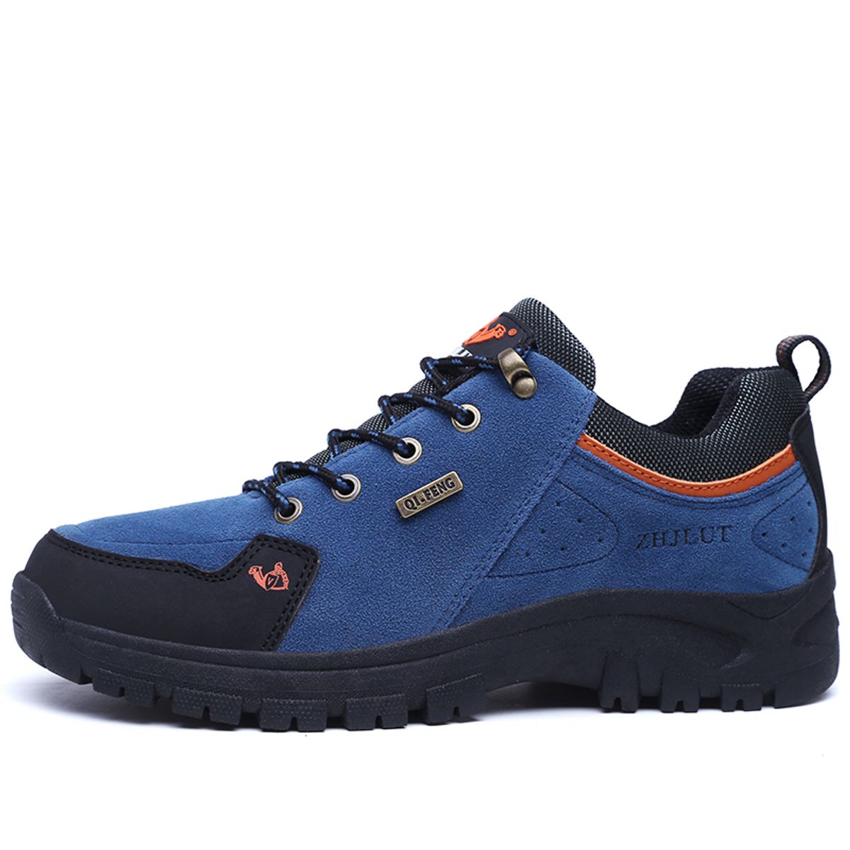 SHANDIAN - zapatos Outdoor Hombre Azul