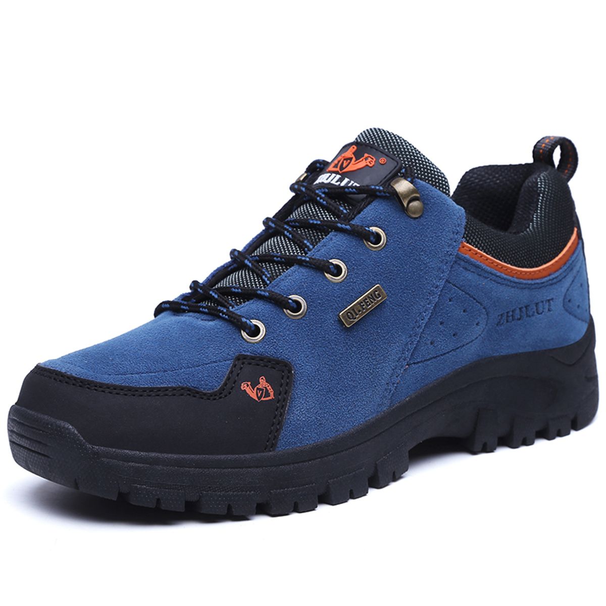 SHANDIAN - zapatos Outdoor Hombre Azul