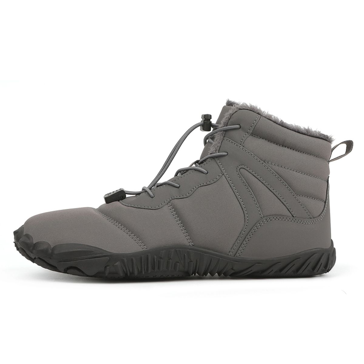 SHANDIAN - Botines Forrados Casual Hombre Negro
