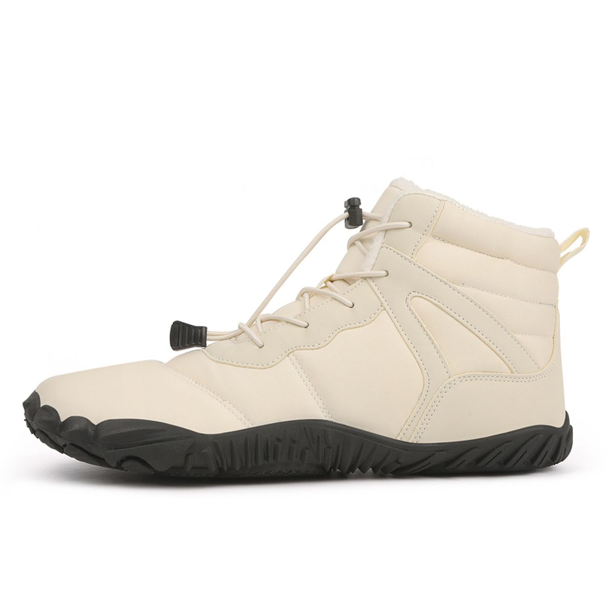 SHANDIAN - Botines Forrados Casual Hombre Negro