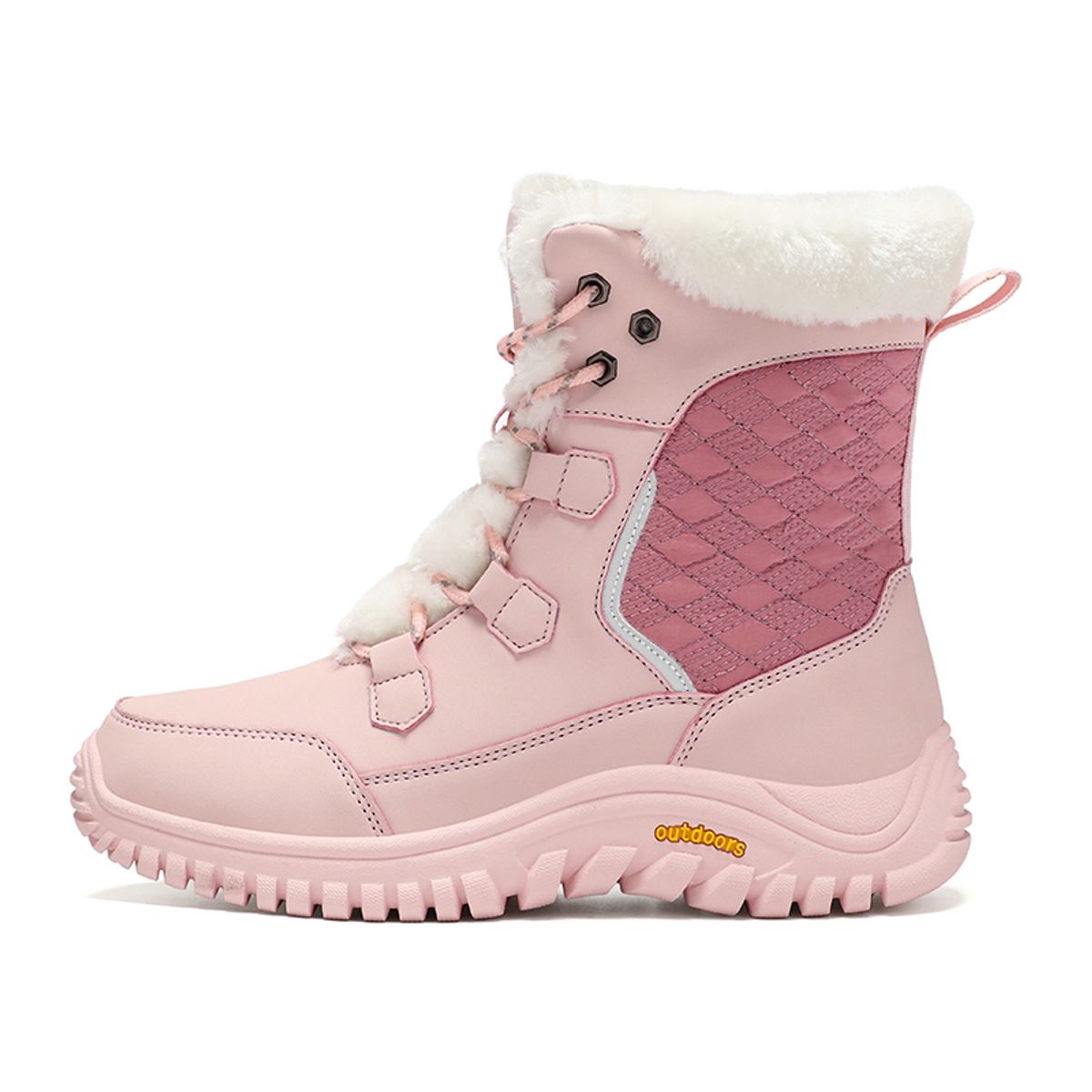 SHANDIAN - Botas Forradas Casual Mujer Negro