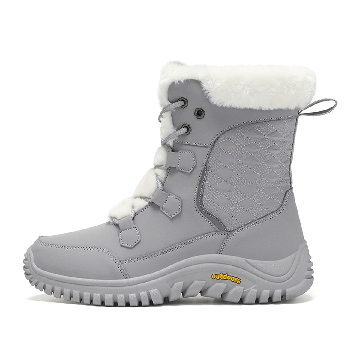 SHANDIAN - Botas Forradas Casual Mujer Negro