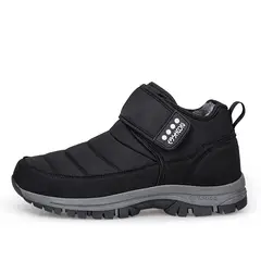 SHANDIAN - Zapatos Outdoor Forradas Hombre Negro