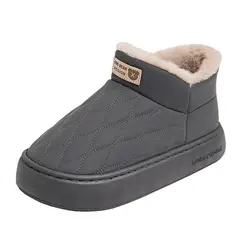 SHANDIAN - Botines Forrados Casual Hombre Negro
