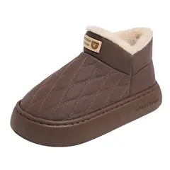 SHANDIAN - Botines Forrados Casual Hombre Negro