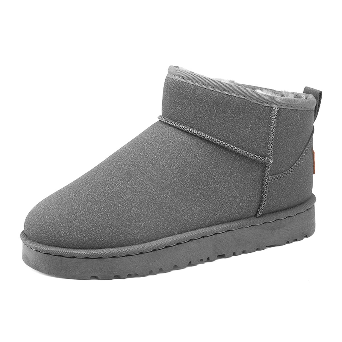SHANDIAN - Botines Forrados Casual Hombre Café
