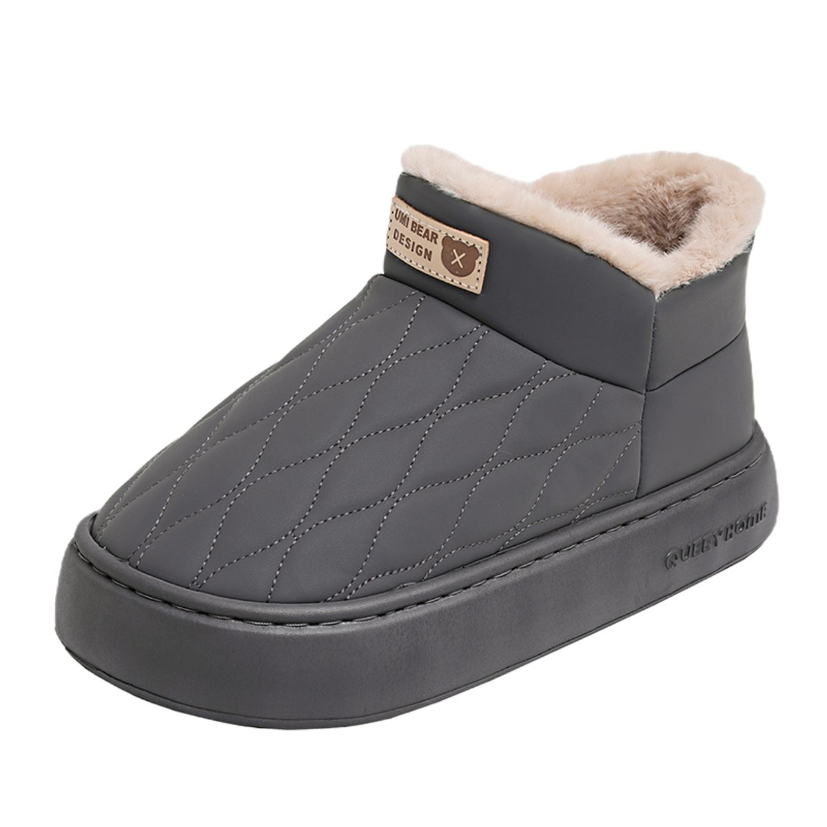 SHANDIAN - Botines Forrados Casual Hombre Negro