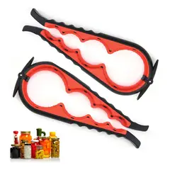 GENERICO - Set 2 Abre Facil Multifuncional Frascos Latas Botellas Y Mas