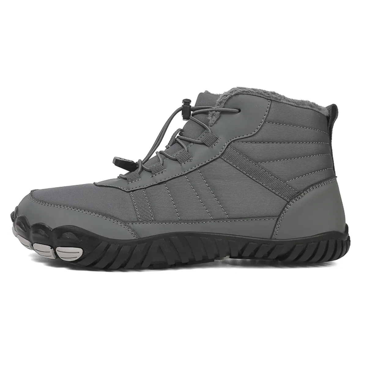 SHANDIAN - botas Outdoor Forrados Mujer Gris