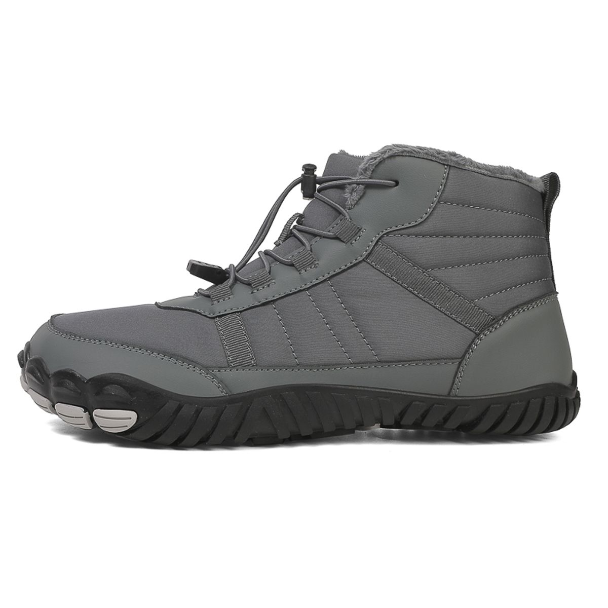 SHANDIAN - botas Outdoor Forrados Mujer Gris