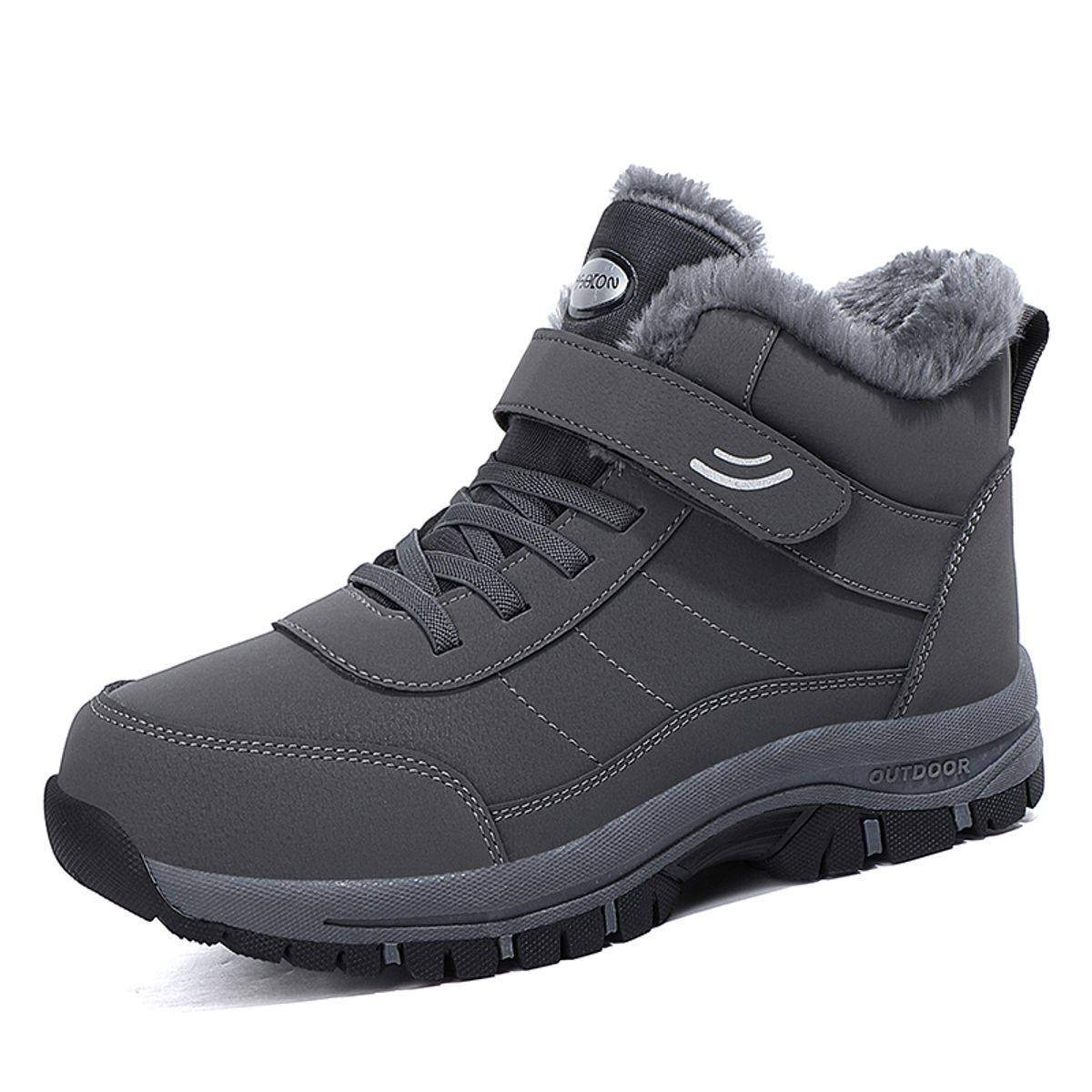 SHANDIAN - zapatos Outdoor Forradas Hombre Negro