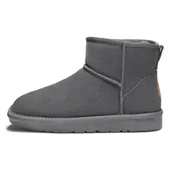 SHANDIAN - Botines Forrados Casual Hombre Negro