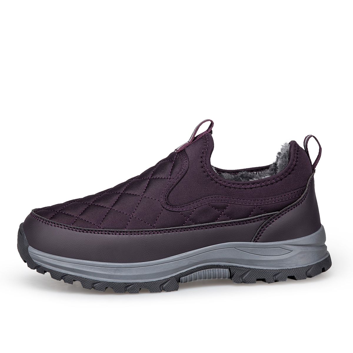 SHANDIAN - zapatillas Forrados Casual  Mujer Negro