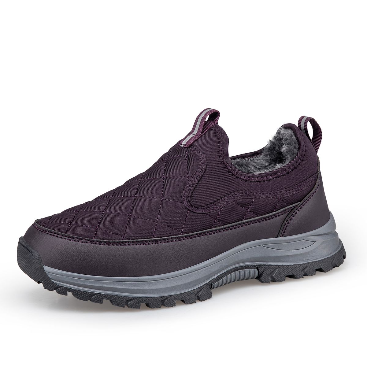 SHANDIAN - zapatillas Forrados Casual  Mujer Negro