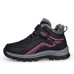 SHANDIAN - Zapatillas Outdoor Forrados Mujer Morado