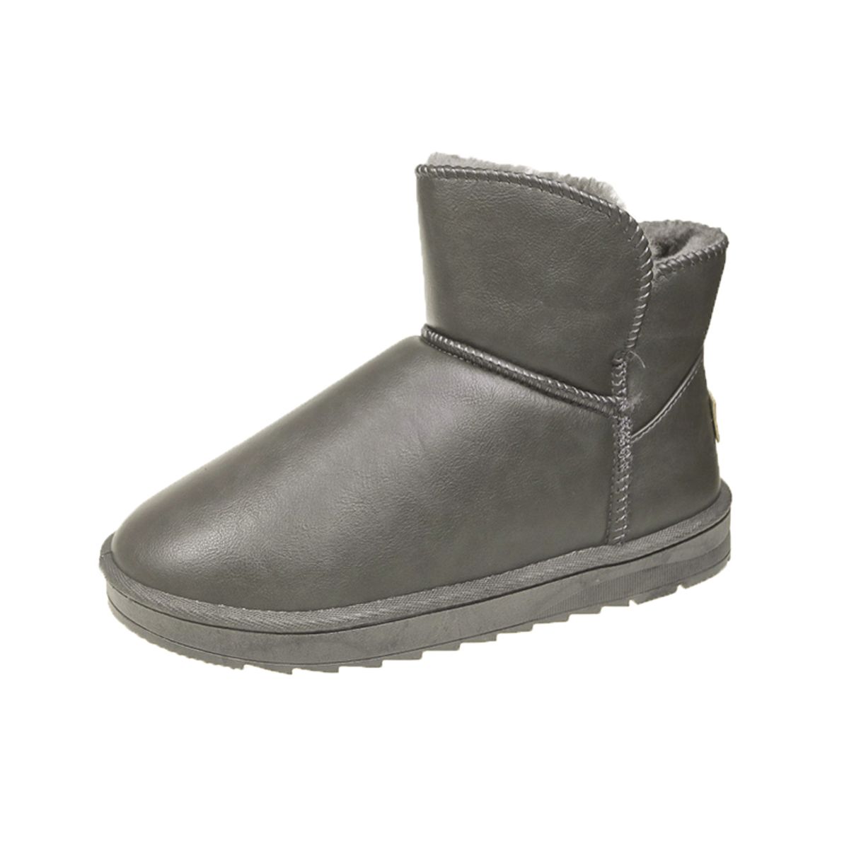 SHANDIAN - botas Forrados Casual  Mujer Negro