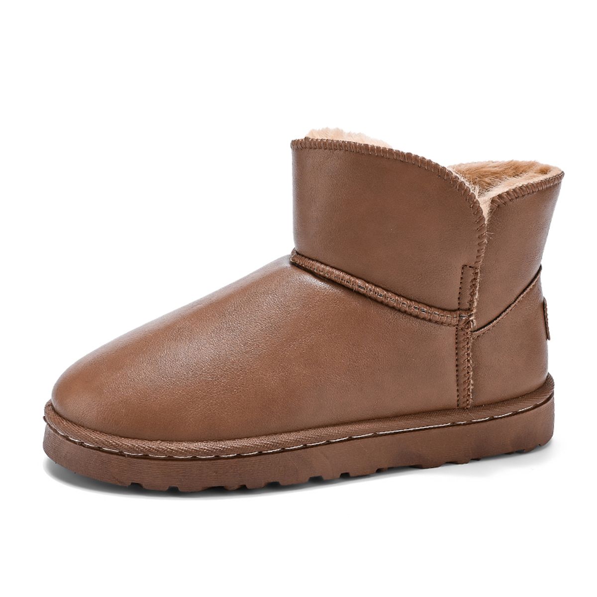 SHANDIAN - botas Forrados Casual  Mujer Negro