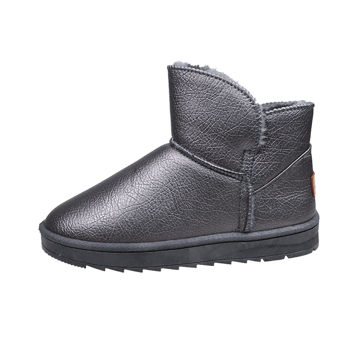 SHANDIAN - botas Forrados Casual  Mujer Negro