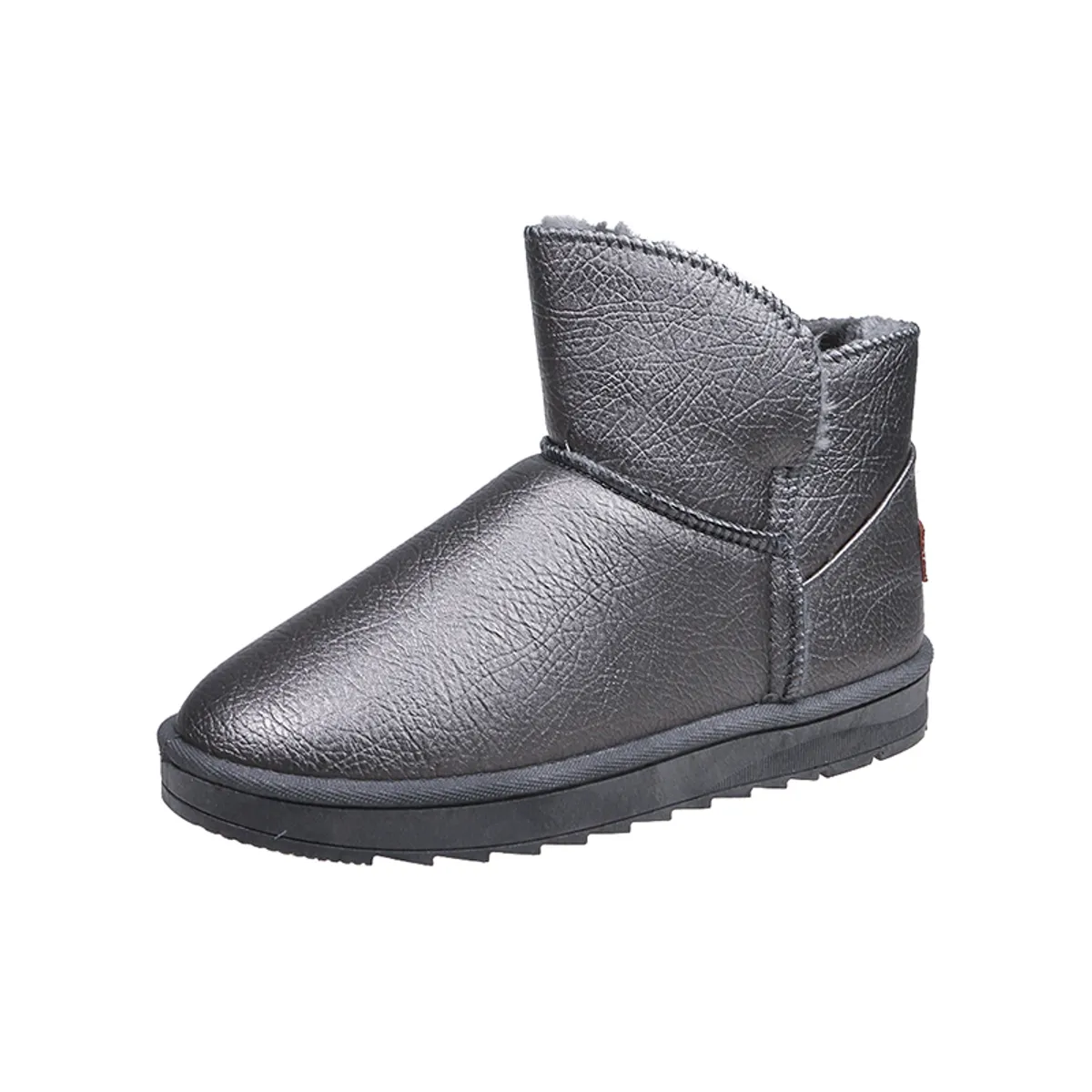 SHANDIAN - botas Forrados Casual  Mujer Negro