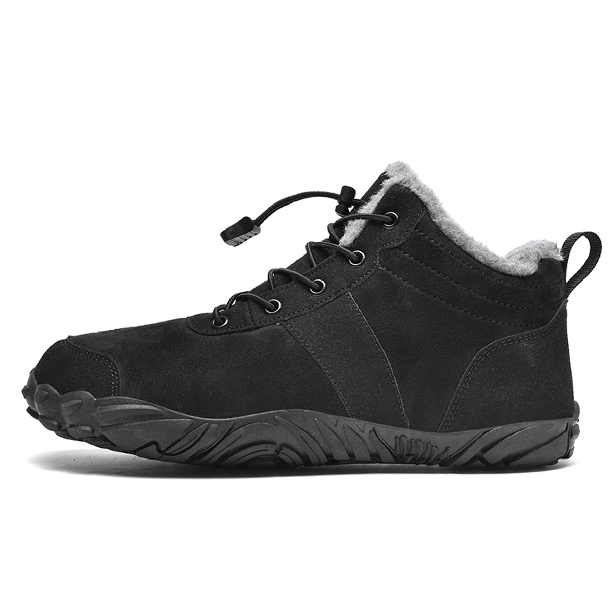 SHANDIAN - zapatillas Forrados Casual  Mujer Negro