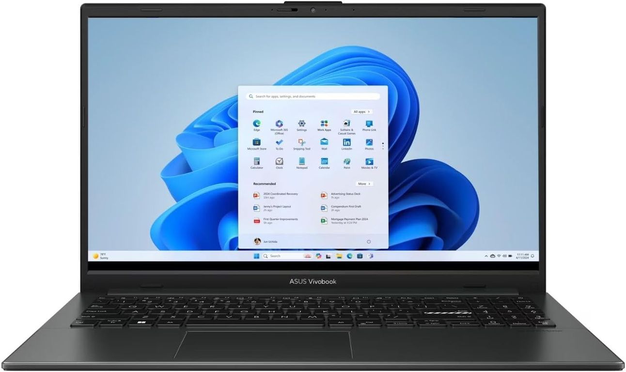 Notebook Vivobook Go 15 15.6” FHD 60Hz with AMD Ryzen 5 40, 8GB RAM, 512GB SSD, Mixed Black