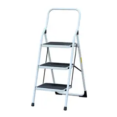 MIRLO - ESCALERA DE TIJERA 3 PELDAÑOS METALICA