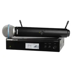SHURE - Micrófono Inalámbrico De Mano BLX24RB58 - H10 542-572 MHz