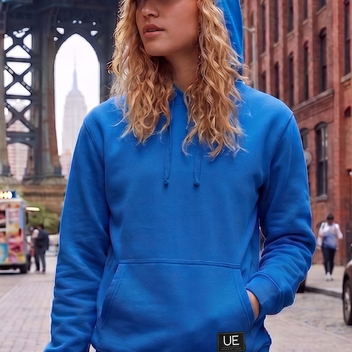 URBAN ESSENTIAL - POLERON CANGURO - HODDIE WOMAN COLLECTION