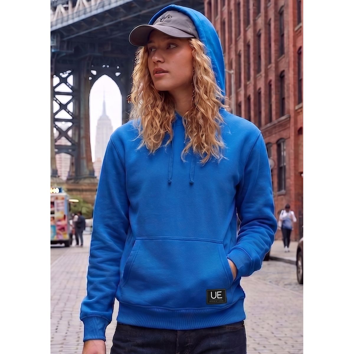 URBAN ESSENTIAL - POLERON CANGURO - HODDIE WOMAN COLLECTION