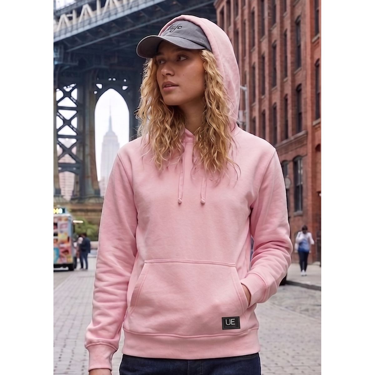 URBAN ESSENTIAL - POLERON CANGURO - HODDIE WOMAN COLLECTION