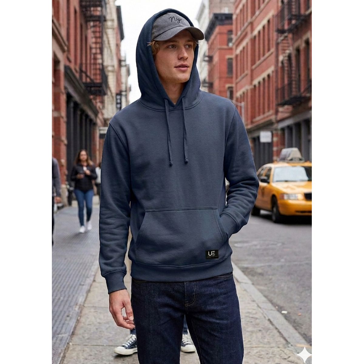 URBAN ESSENTIAL - POLERON CANGURO - HODDIE MEN COLLECTION