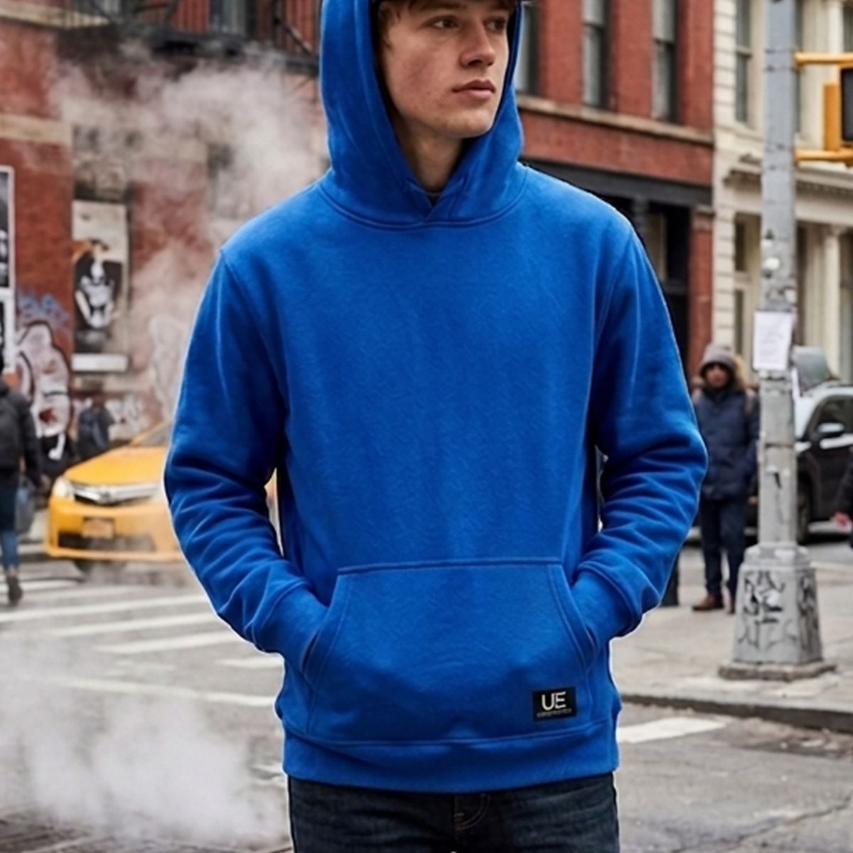 URBAN ESSENTIAL - POLERON CANGURO - HODDIE MEN COLLECTION