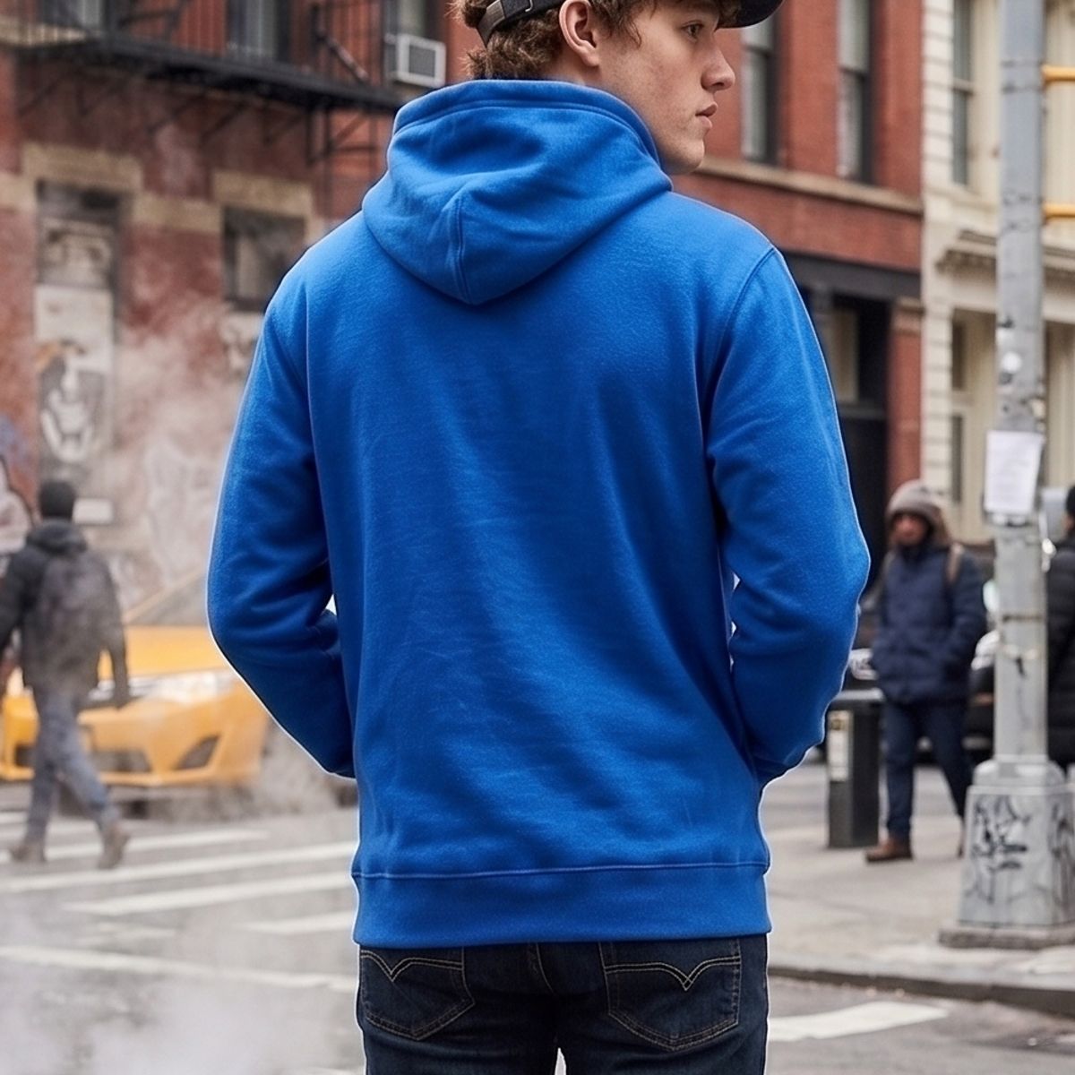 URBAN ESSENTIAL - POLERON CANGURO - HODDIE MEN COLLECTION